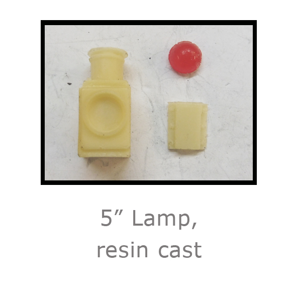 5in Lamp resin cast