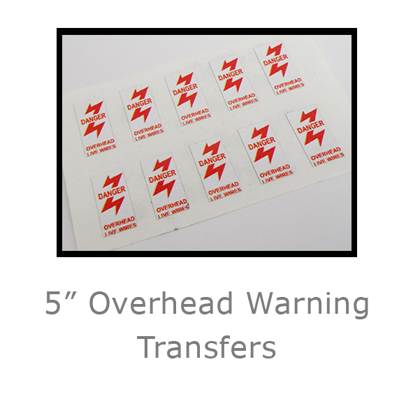 5in Overhead Warning transfers