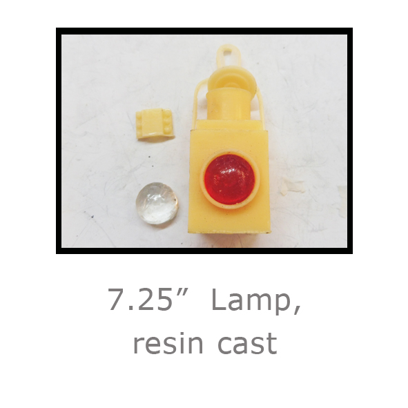 7.25in Lamp, resin cast