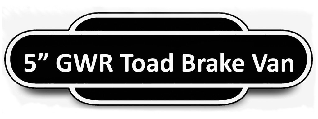 5in GWR Toad Brake Van a