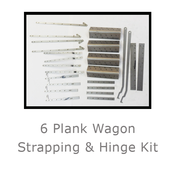 6 Plank Wagon Strapping & hinge kit