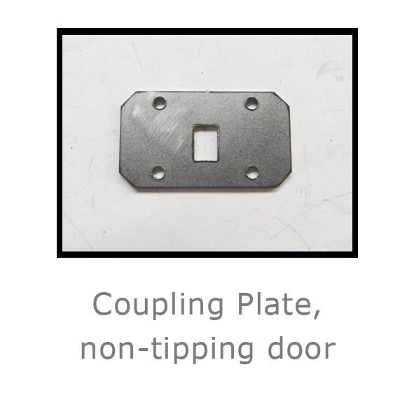 Coupling Plate non-tipping door