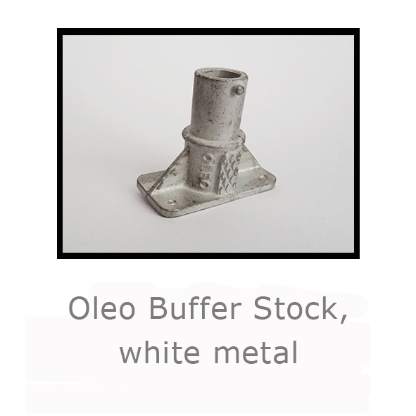 Oleo Buffer Stock white metal